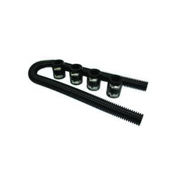 Specialty Products - Specialty Products Radiator Hose Kit 48" w/Aluminum Caps Black