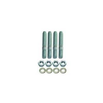 Specialty Products - Specialty Products Carburetor Stud Kit 2" Long 4 pc Set White Zinc Steel