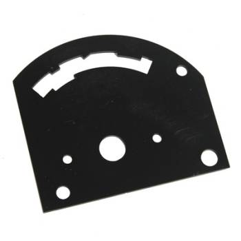 TCI Automotive - TCI 4-Speed Reverse Pattern Gate Plate Black Steel