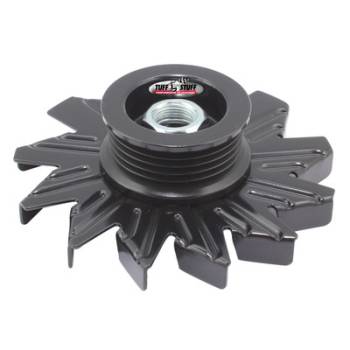 Tuff-Stuff Performance - Tuff Stuff Performance Alternator Stealth Black Fan and Pulley Combo