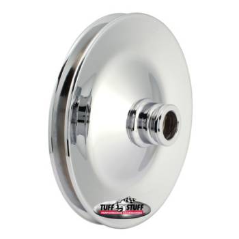 Tuff-Stuff Performance - Tuff Stuff Performance Power Steering Pulley Single Groove For Saginaw