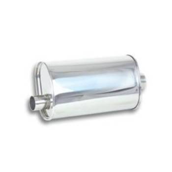 Vibrant Performance - Vibrant Performance Stainless Steel Oval Muffler 2-1/2" In 2-1/2" Out- Offset C