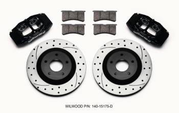 Wilwood Engineering - Wilwood SLC56 Front Brake Kit 97-13 Corvette - Drilled Rotors