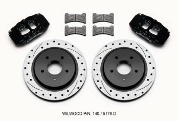 Wilwood Engineering - Wilwood DPC56 Rear Replacement Caliper and Rotor Kit - 97-13 Corvette