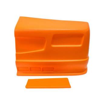 Dominator Racing Products - Dominator Monte Carlo Street Stock Nose w/ Fender Extension - Fluorescent Orange - Left (Only)