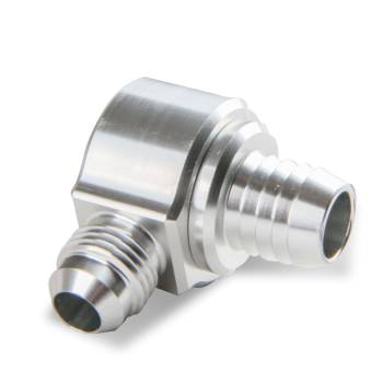 Earl's - Earl's Brake Booster Check Valve - 13/16" Hose Barb Inlet - 6 AN Male Outlet - Clear Anodized