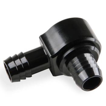 Earl's - Earl's Brake Booster Check Valve - 13/16" Hose Barb Inlet - 1/2" Hose Barb Outlet - Black Anodized