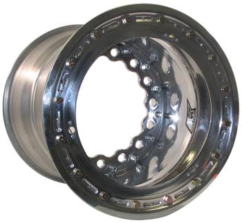 Keizer Aluminum Wheels - Keizer Matrix Modular Aluminum Wide 5 Beadlock Wheel - 15 x 14" - 5.000" Back Spacing - Wide 5 Bolt Pattern - Black Anodized