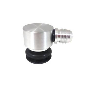Racing Power - Racing Power Brake Booster Check Valve - 6 AN Male Inlet - 6 AN Male Outlet - Aluminum - Satin