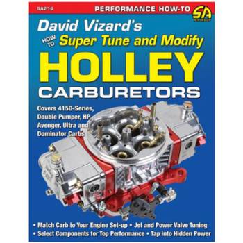 S-A Books - David Vizard's How to Super Tune and Modify Holley Carburetors