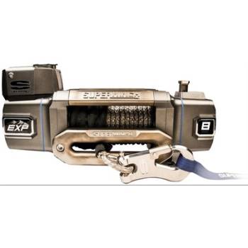 Superwinch - Superwinch EXP8SI Winch - 8000 lb. Capacity - Hawse Fairlead - 15 Ft. Remote - 3/8" x 100 Ft. Synthetic Cable - 12V