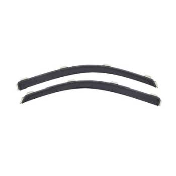 Auto Ventshade - Auto Ventshade In-Channel Ventvisor - Stick-On - Front - Plastic - Black - Standard Cab - GM Full-Size Truck 2019 (Pair)
