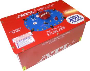ATL Racing Fuel Cells - ATL Sports Cell Fuel Cell - 8 Gallon - 21 x 12 x 9 - Red - FIA FT3