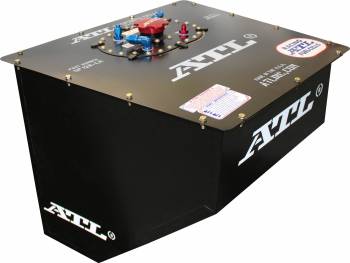 ATL Racing Fuel Cells - ATL Black Widow Series Fuel Cell - Dirt Late Model / Modified - 28 Gallon - 21.25 x 24 x 21.1 - Black - FIA FT3
