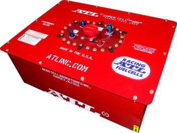 ATL Racing Fuel Cells - ATL Super Cell 100 Series Fuel Cell - 15 Gallon - 24 x 18 x 10 - Red - FIA FT3