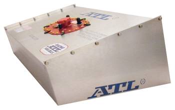 ATL Racing Fuel Cells - ATL Super Cell 100 Series Fuel Cell - Wedge - 18 Gallon - 34.12 x 19.12 x 9.37 - Aluminum - FIA FT3