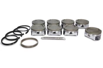 Icon Pistons - Icon Premium Forged Piston Kit - Includes Rings - 4.005" Bore - 1.2 x 1.2 x 3.0 mm Ring Groove - Minus 15.0 cc - GM LS-Series