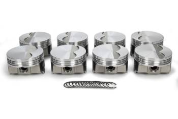 Icon Pistons - Icon FHR Forged Piston Set - 3.800" Bore - 1.5 x 1.5 x 3.0 mm Ring Groove - Minus 2.9 cc - GM LS-Series (Set of 8)