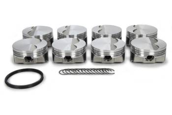 Icon Pistons - Icon FHR Forged Piston Set - 3.810" Bore - 1.5 x 1.5 x 3.0 mm Ring Groove - Minus 2.9 cc - GM LS-Series (Set of 8)