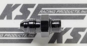 KSE Racing Products - KSE Straight Adapter - 3 AN Male O-Ring to 4 AN Male - Aluminum - Clear Anodized