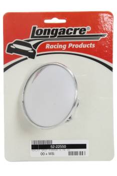 Longacre Racing Products - Longacre Racing Products Convex Spot Mirror - 3-3/4" OD - Aluminum