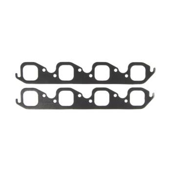 Clevite Engine Parts - Clevite Header Gasket - 2.020 x 2.070" Rounded Rectangle Port - Steel - Core Graphite - BB Ford (Pair)