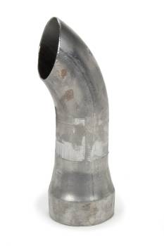 Schoenfeld Headers - Schoenfeld Exhaust Tip - Clamp-On - 2-1/2" Inlet - 2-1/2" Round Outlet - 10" Long - Single Wall - Cut Edge - Angled Cut - Turnout Style - Steel -