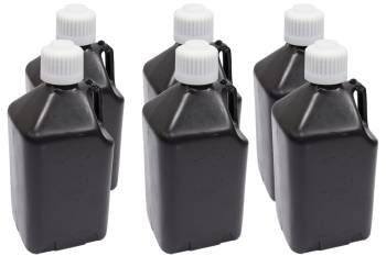 Scribner Plastics - Scribner Plastics 5 Gallon Utility Jug - Black (Case of 6)