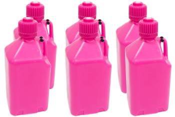 Scribner Plastics - Scribner Plastics 5 Gallon Utility Jug - Glow Pink (Case of 6)