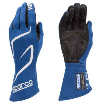 Sparco Land RG-3.1 Auto Racing Glove - Blue - 001308AZ