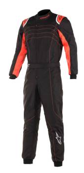 Alpinestars - Alpinestars KMX-9 v2 Karting Suit - Black/Red Fluo - Size 44