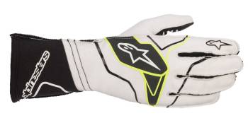 Alpinestars - Alpinestars Tech-KX v2 Karting Glove - White/Black - Size M
