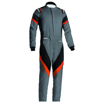 Sparco - Sparco Victory 2.0 Boot Cut Suit - Grey/Orange - Size: 50