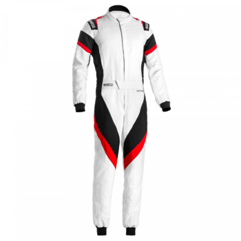 Sparco - Sparco Victory 2.0 Boot Cut Suit - White/Red - Size: 54
