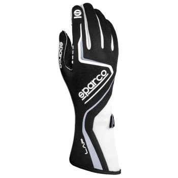 Sparco - Sparco Lap Glove - White/Black - Size 12