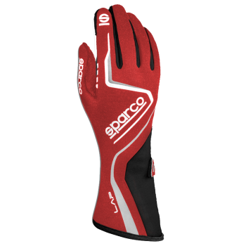 Sparco - Sparco Lap Glove - Red/White - Size 12