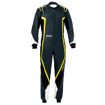 Sparco - Sparco Kerb Karting Suit - Grey/Black/White - Size X-Small