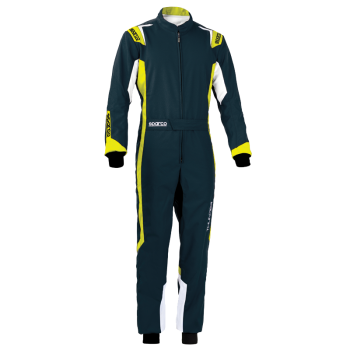 Sparco - Sparco Thunder Karting Suit - Grey/Yellow - Size X-Small