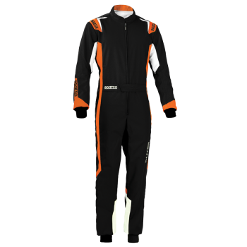 Sparco - Sparco Thunder Karting Suit - Black/Orange - Size X-Small