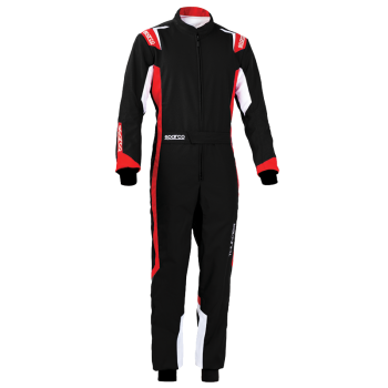 Sparco - Sparco Thunder Karting Suit - Black/Red - Size X-Small