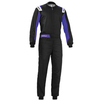 Sparco - Sparco Rookie Karting Suit - Black/Blue - Size X-Small