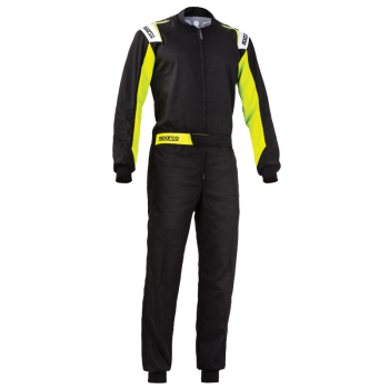 Sparco - Sparco Rookie Karting Suit - Black/Yellow - Size X-Small