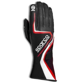 Sparco - Sparco Record Karting Glove - Black/Red - Size: XX-Small / 7 Euro