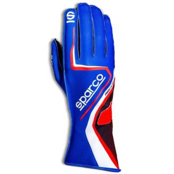 Sparco - Sparco Record Karting Glove - Blue/Red - Size 13: XX-Large / Euro 13