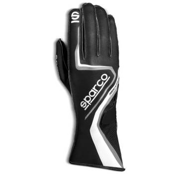 Sparco - Sparco Record Karting Glove - Black/Grey - Size 13: XX-Large / Euro 13
