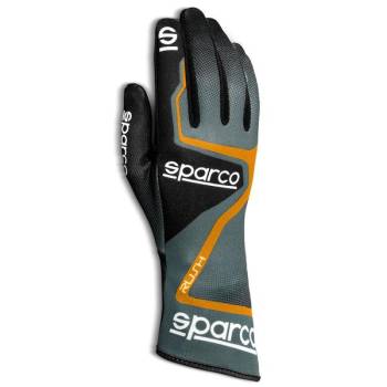 Sparco - Sparco Rush Karting Glove - Grey/Orange - Size: 5X-Small / 4 Euro