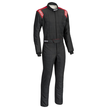 Sparco - Sparco Conquest 2.0 Boot Cut Suit - Black/Red - Size 56