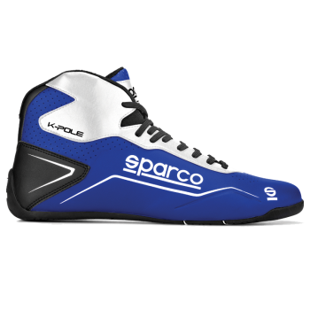 Sparco - Sparco K-Pole Karting Shoe - Blue/White - Size: 34