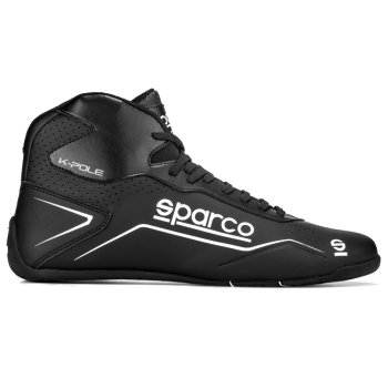 Sparco - Sparco K-Pole Karting Shoe - Black/Black - Size: 4.5 / Euro 36