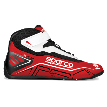 Sparco - Sparco K-Run Karting Shoe - Red/White - Size: 4 / Euro 35